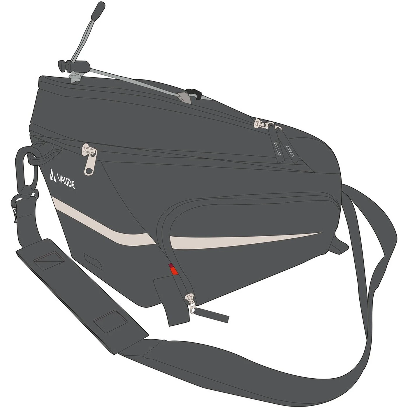 VAUDE RADTASCHE "SILKROAD PLUS" 2 VAUDE RADTASCHE "SILKROAD PLUS" – Bild 2