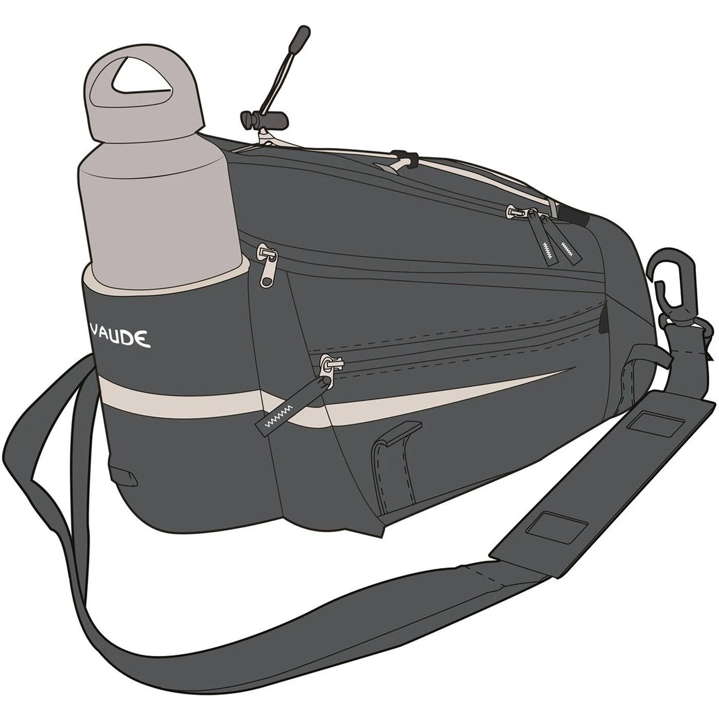 VAUDE GEPÄCKTRÄGERTASCHE "SILKROAD L" 2 VAUDE GEPÄCKTRÄGERTASCHE "SILKROAD L" – Bild 2